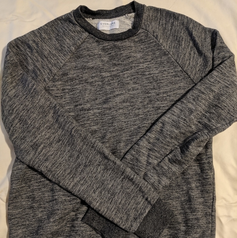 Everlane Men's Crew Sweatshirt - Grey Marled